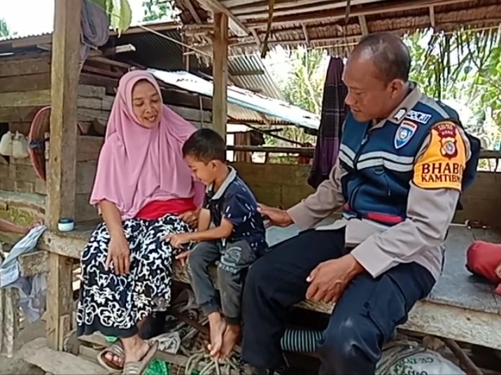 Liputan Gampong News Bhabinkamtimas Polsek Trienggadeng Respon Cepat Penanganan Stunting